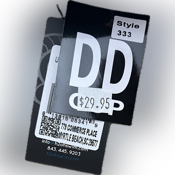 H2OH Colors Ultimate Underwire Bandeau Bikini Top NWT - Picture 5 of 5